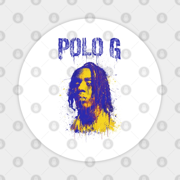 Abstract Polo G Magnet by Yopi